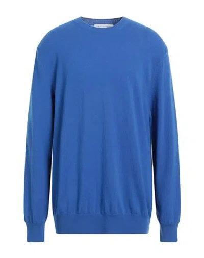 Comme Des Garçons Shirt Man Sweater Blue Size S Wool In Yellow