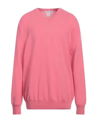 Comme Des Garçons Shirt Man Sweater Pink Size Xl Wool