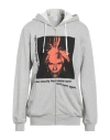 Comme Des Garçons Shirt Printed Zip Sweatshirt In Grey