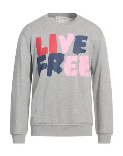 Comme Des Garçons Shirt Man Sweatshirt Light Grey Size Xl Cotton