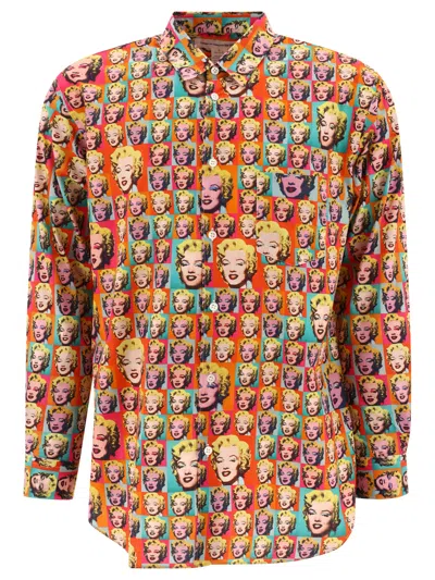 Comme Des Garçons Shirt "marilyn By Andy Warhol" Printed Shirt