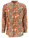Comme Des Garçons Shirt Marilyn By Andy Warhol Printed Shirt In Orange For Men In Orange