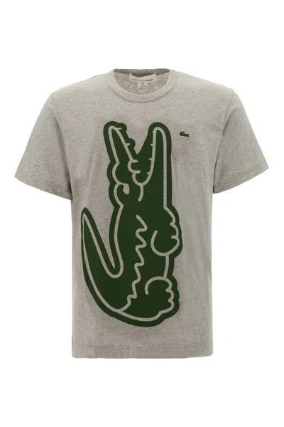 Comme Des Garçons Shirt Melange Grey Cotton Oversize T-shirt In 1