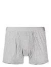 Comme Des Garçons Shirt Melange-jersey Cotton Boxers In Grey