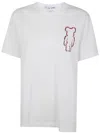 Comme Des Garçons Shirt Men Knit T-shirt In White Check D