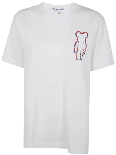 Comme Des Garçons Shirt Men Knit T-shirt In White