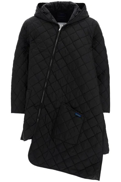 Comme Des Garçons Shirt Men's Quilted Asymmetrical In Black