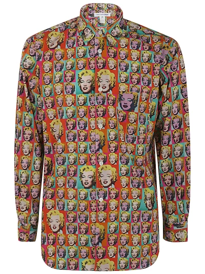 Comme Des Garçons Shirt Mens Shirt Woven In Multicolour