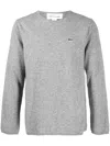 Comme Des Garçons Shirt Intarsia-knit Logo Wool Jumper