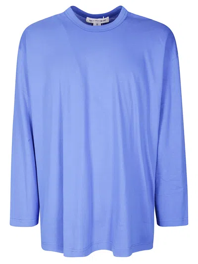 Comme Des Garçons Shirt Mens T-shirt Knit In Blue