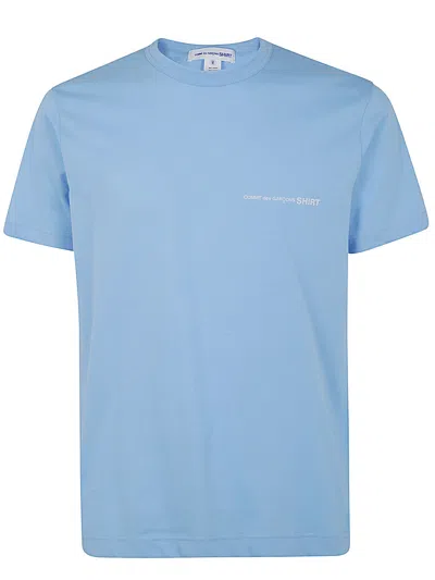 Comme Des Garçons Shirt Mens T-shirt Knit In Blue