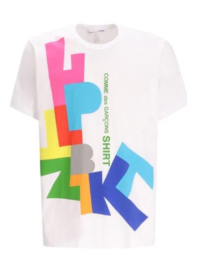 Comme Des Garçons Shirt Mens T-shirt Knit In White