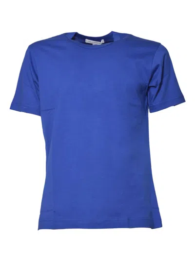 Comme Des Garçons Shirt Mens T-shirt Knit In Blue