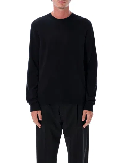 Comme Des Garçons Shirt Merino Crewneck In Black