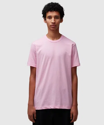 Comme Des Garçons Shirt Mini Back Logo T-shirt In Pink