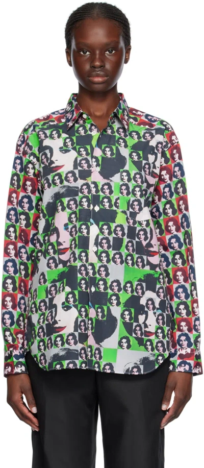 Comme Des Garçons Shirt Multicolor Andy Warhol Shirt In 1 Print A/print O