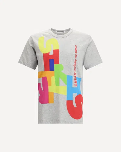 Comme Des Garçons Shirt Multicolor Print T-shirt