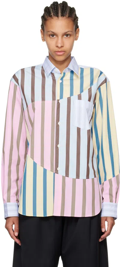 Comme Des Garçons Shirt Multicolor Striped Shirt In 1 Stripe