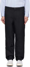Comme Des Garçons Shirt Navy Layered Trousers In 2 Navy