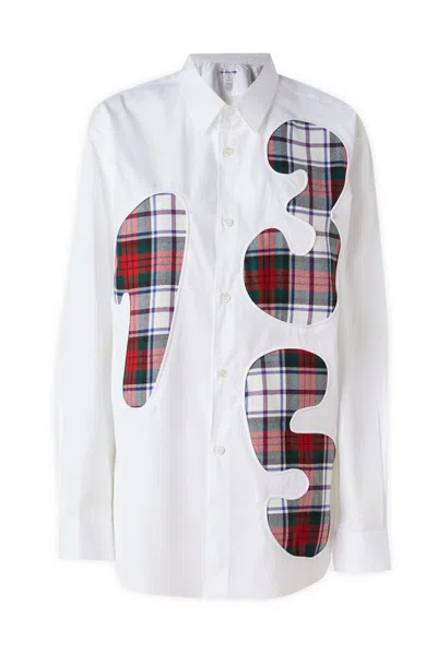 Comme Des Garçons Shirt Number Patch In White