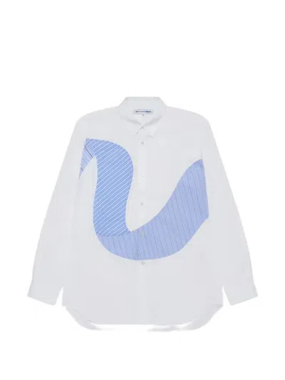 Comme Des Garçons Shirt Insert Shirt Shirt And Blouse Multicolor In White