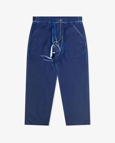 Comme Des Garçons Shirt Pants In Blue