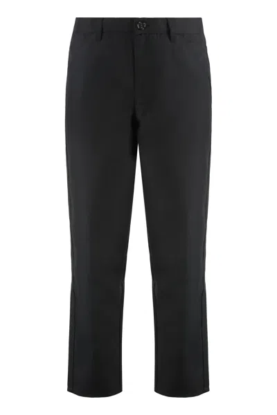 Comme Des Garçons Shirt Pants Made Of Mixed Wool In Black