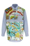 Comme Des Garçons Shirt Comme Des Garcons Shirt Patterned Inserts Shirt In Multi