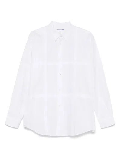 Comme Des Garçons Shirt Polka-dot Shirt In White