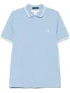 Comme Des Garçons Shirt X Fred Perry Striped-trim Polo Shirt