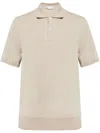 Comme Des Garçons Shirt Polo Knitted In Neutral