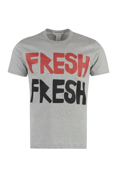 Comme Des Garçons Shirt Brett Westfall T-shirt In Grey