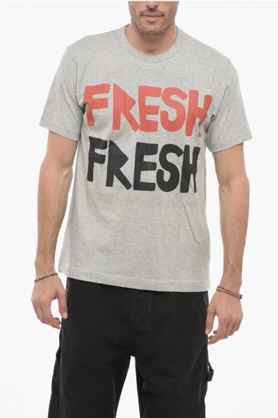 Comme Des Garçons Shirt Printed Fresh T-shirt In Grey
