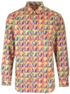Comme Des Garçons Shirt Printed Shirt From Classic White In Multi