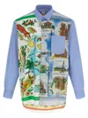 Comme Des Garçons Shirt Printed Shirt Shirt And Blouse Multicolor In Multi