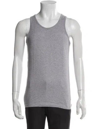 Pre-owned Comme Des Garçons Shirt Scoop Neck Sleeveless T-shirt In Gray