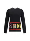 Comme Des Garçons Shirt Intarsia Sweater Sweaters And Cardigans Black In Black