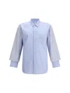 Comme Des Garçons Shirt Shirt In Blue