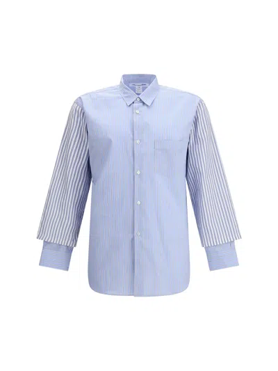 Comme Des Garçons Shirt Shirt In Blue
