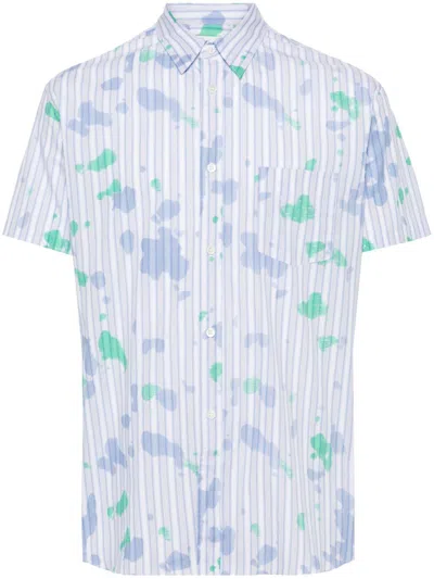 Comme Des Garçons Shirt Shirt In Blue