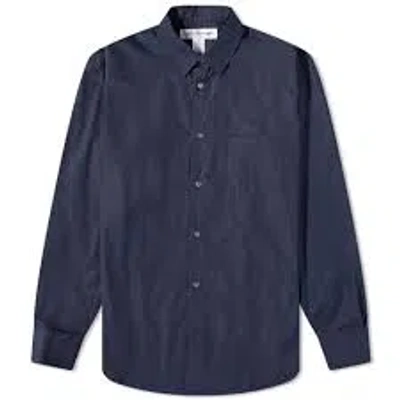 Comme Des Garçons Shirt Shirt In Blu