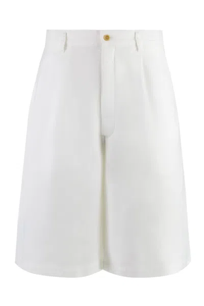 Comme Des Garçons Shirt Short Pant In White