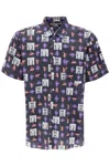 Comme Des Garçons Shirt Andy Warhol Printed Cotton Shirt In Pink,purple