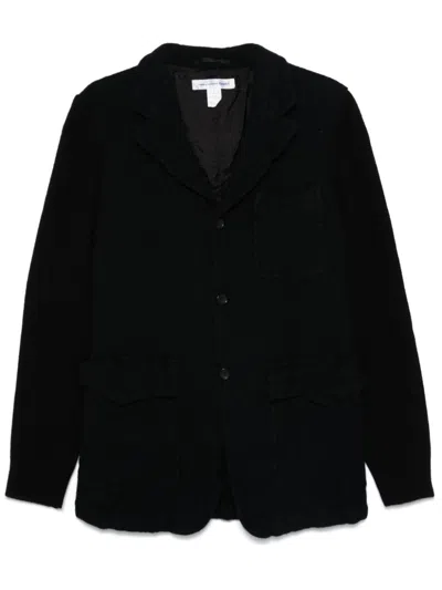 Comme Des Garçons Shirt Single-breasted Blazer In Blue