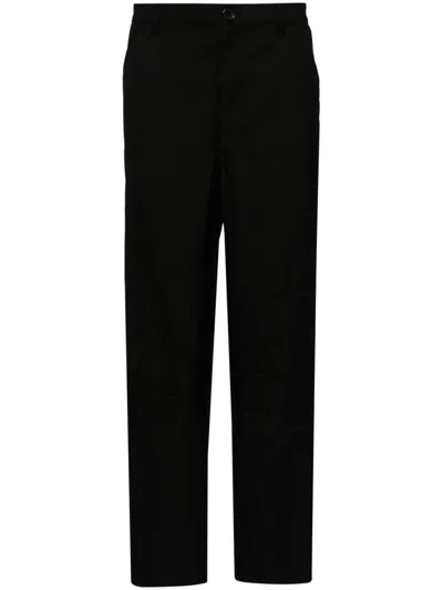 Comme Des Garçons Shirt Stitched Knee Pants In Black