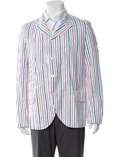 Pre-owned Comme Des Garçons Shirt Striped Blazer W/ Tags In Multi