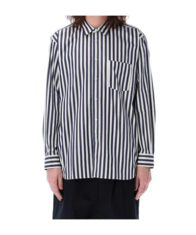 COMME DES GARÇONS COMME DES GARÇONS SHIRT STRIPED BUTTONED SHIRT