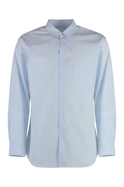 Comme Des Garçons Shirt Striped Cotton Shirt In Multi