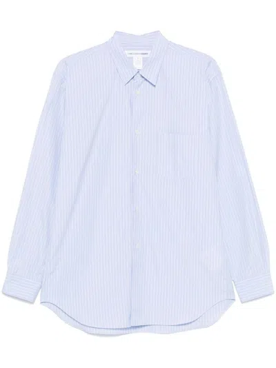 Comme Des Garçons Shirt Striped Long Sleeve Shirt For Men In White