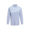 COMME DES GARÇONS SHIRT COMME DES GARÇONS SHIRT STRIPED PANELLED SHIRT